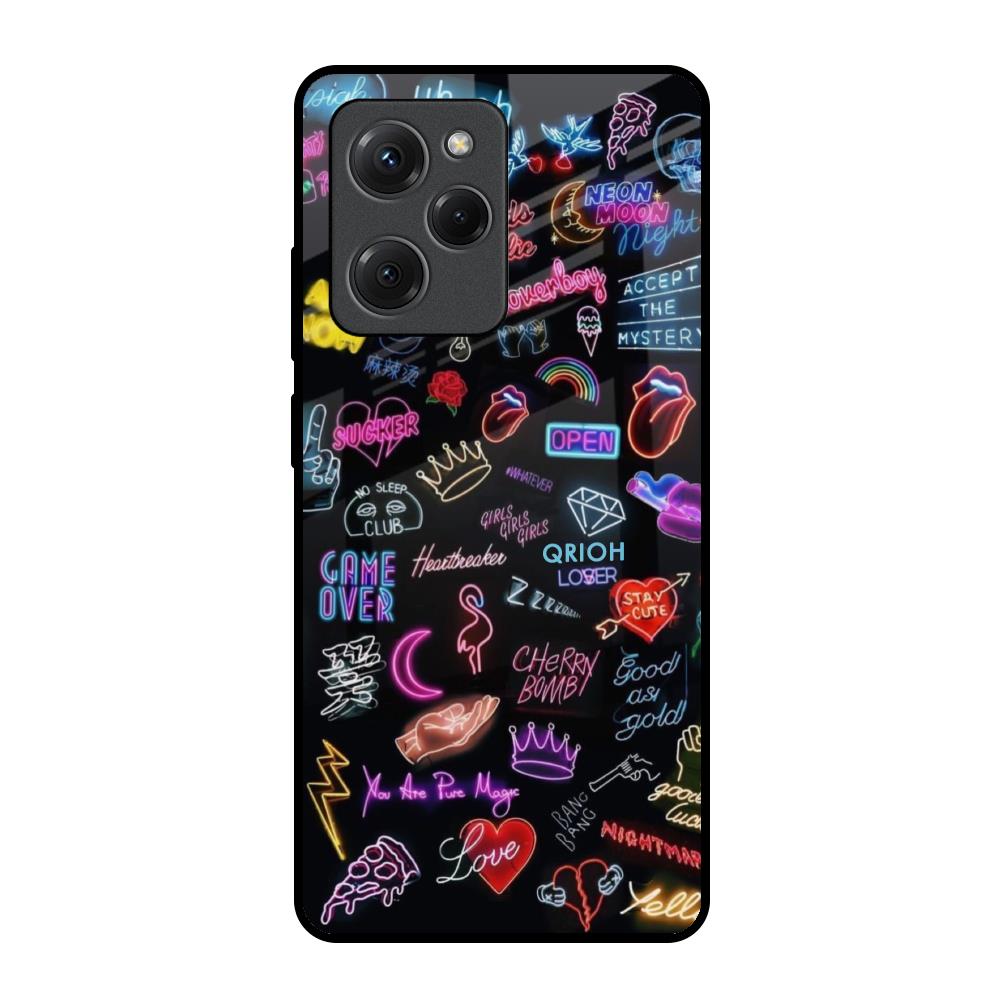 Accept The Mystery Poco X5 Pro 5G Glass Back Cover Online