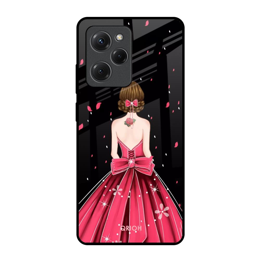 Fashion Princess Poco X5 Pro 5G Glass Back Cover Online
