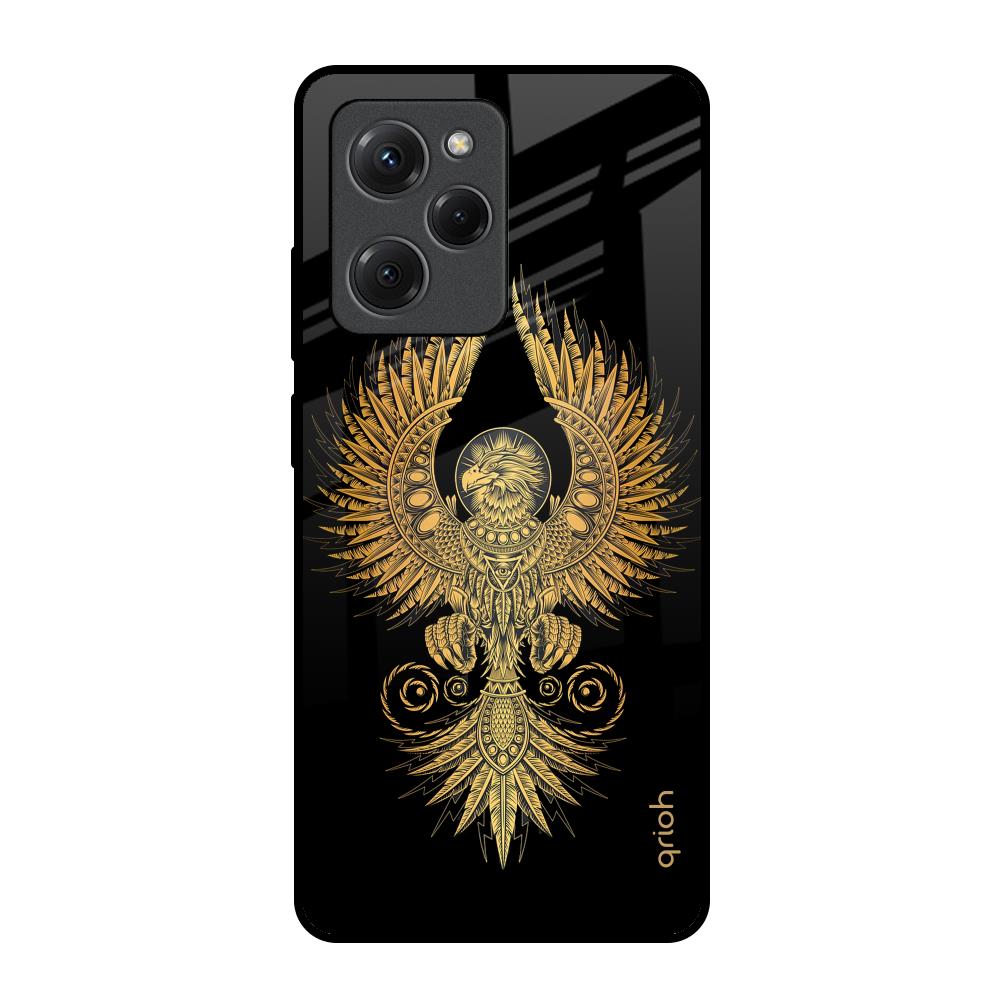 Mythical Phoenix Art Poco X5 Pro 5G Glass Back Cover Online