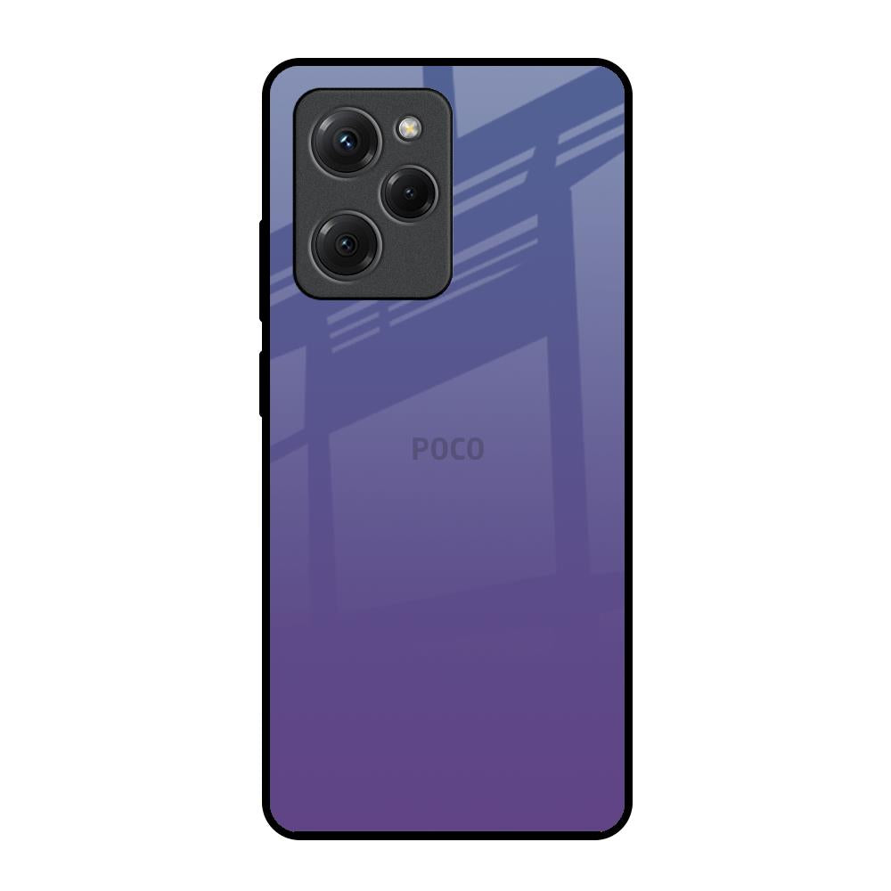 Indigo Pastel Poco X5 Pro 5G Glass Back Cover Online