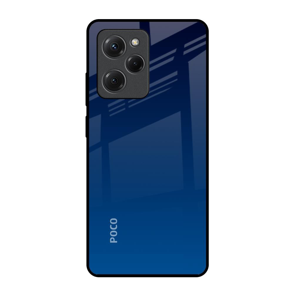 Very Blue Poco X5 Pro 5G Glass Back Cover Online