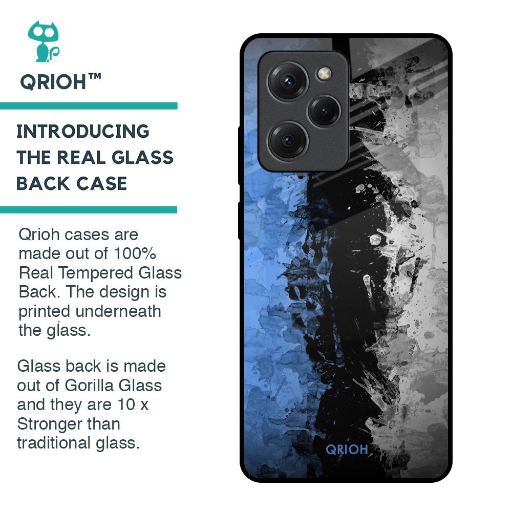 Dark Grunge Glass Case for Poco X5 Pro 5G