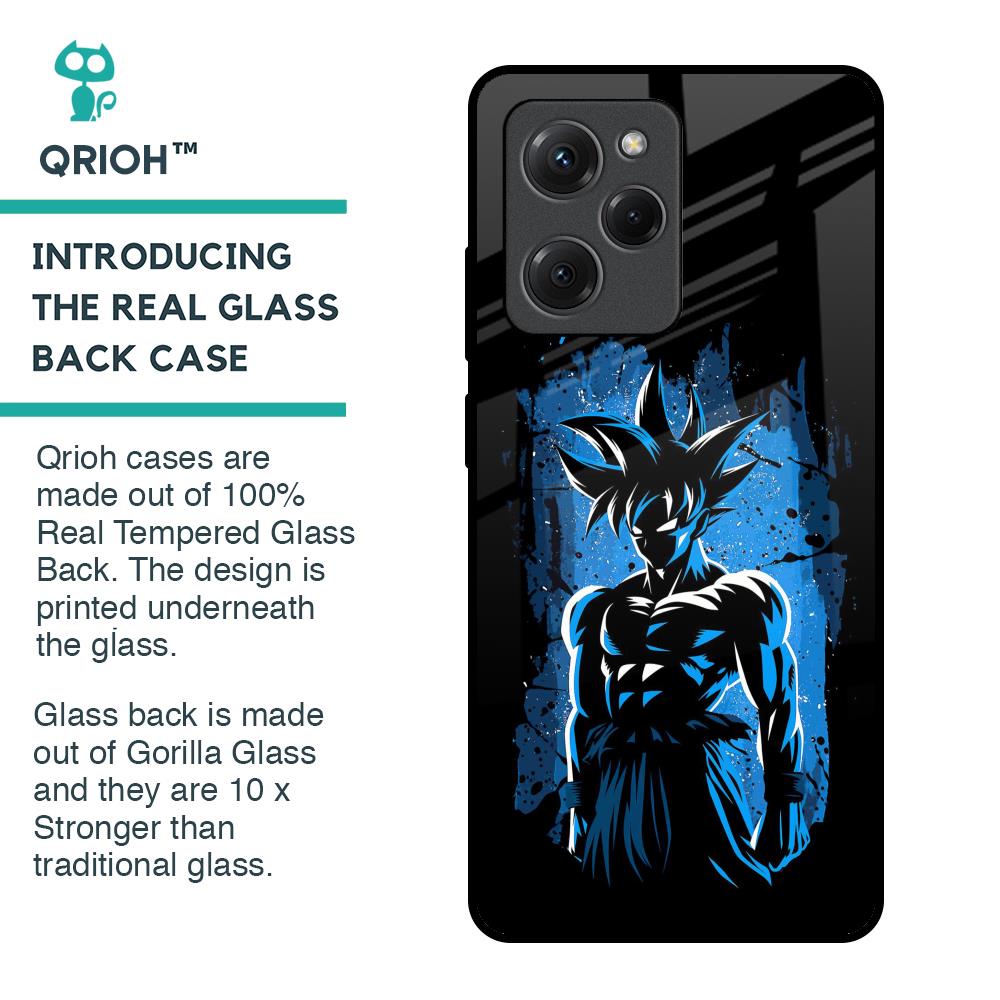 Splatter Instinct Glass Case for Poco X5 Pro 5G