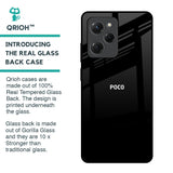 Jet Black Glass Case for Poco X5 Pro 5G