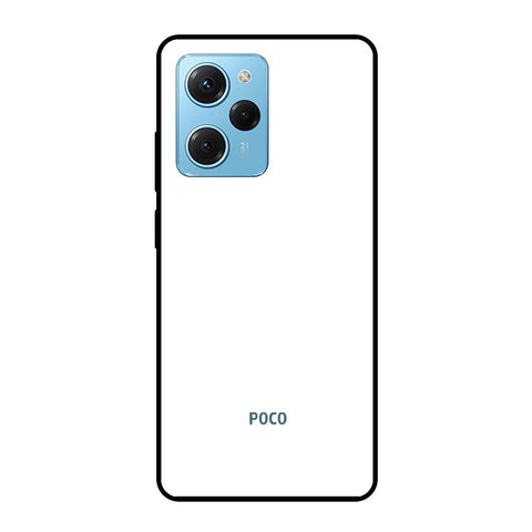 Arctic White Poco X5 Pro 5G Glass Cases & Covers Online