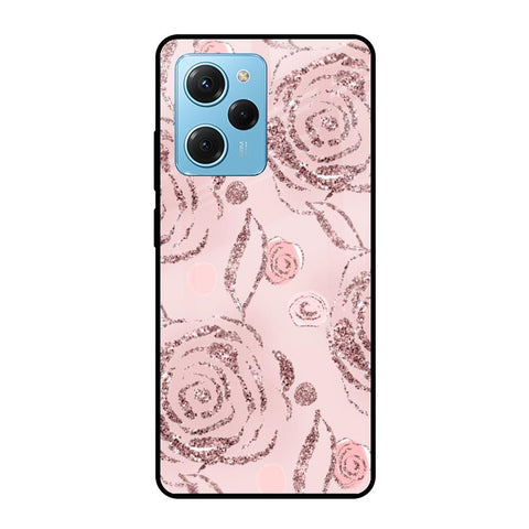 Shimmer Roses Poco X5 Pro 5G Glass Cases & Covers Online
