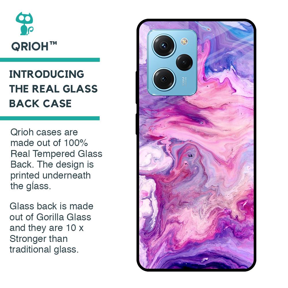 Cosmic Galaxy Glass Case for Poco X5 Pro 5G
