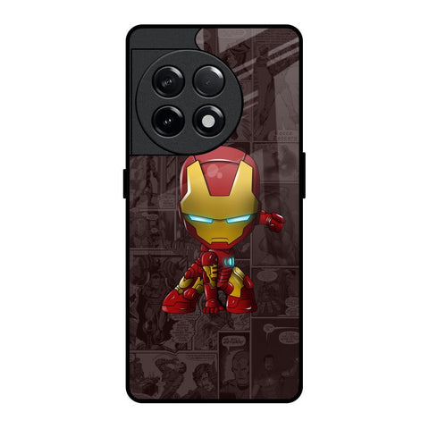 Angry Baby Super Hero OnePlus 11R 5G Glass Back Cover Online
