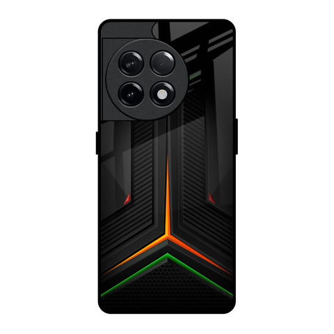 Modern Ultra Chevron OnePlus 11R 5G Glass Back Cover Online