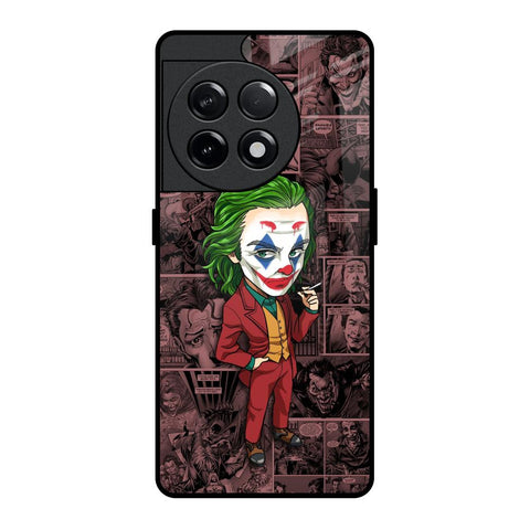 Joker Cartoon OnePlus 11R 5G Glass Back Cover Online
