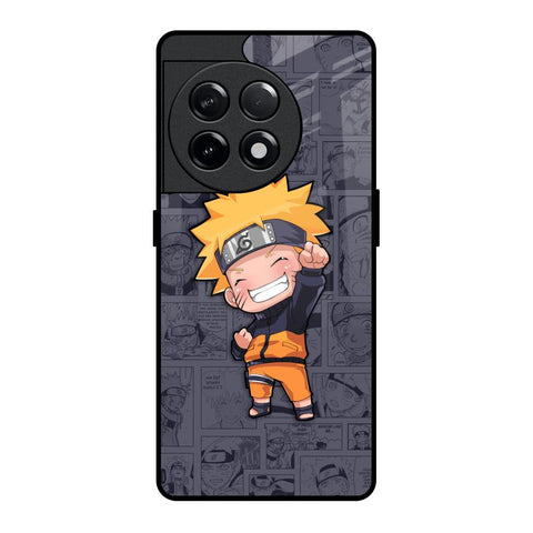 Orange Chubby OnePlus 11R 5G Glass Back Cover Online