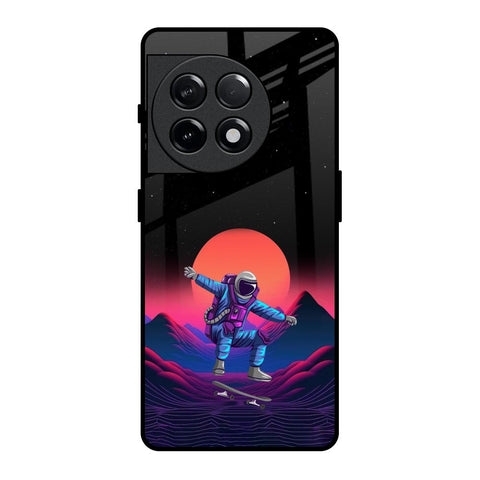 Retro Astronaut OnePlus 11R 5G Glass Back Cover Online