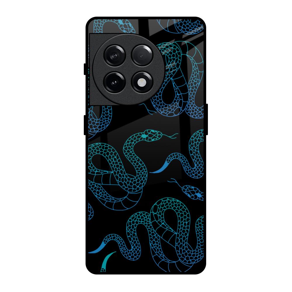 Serpentine OnePlus 11R 5G Glass Back Cover Online