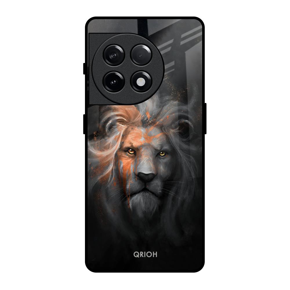 Devil Lion OnePlus 11R 5G Glass Back Cover Online