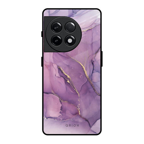 Purple Gold Marble OnePlus 11R 5G Glass Back Cover Online