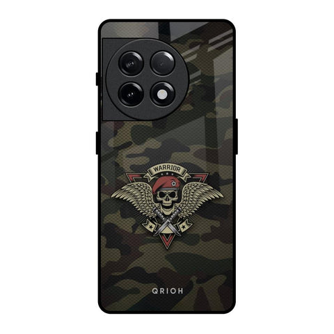 Army Warrior OnePlus 11R 5G Glass Back Cover Online