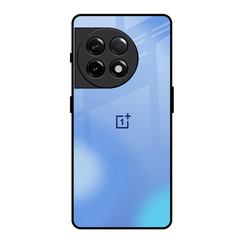Vibrant Blue Texture OnePlus 11R 5G Glass Back Cover Online