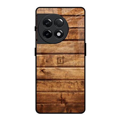 Wooden Planks OnePlus 11R 5G Glass Back Cover Online