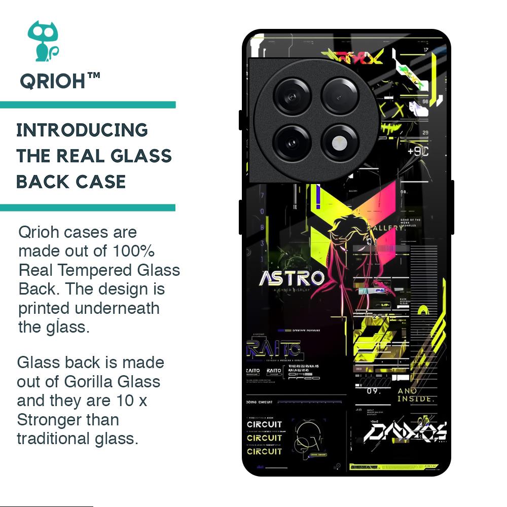 Astro Glitch Glass Case for OnePlus 11R 5G