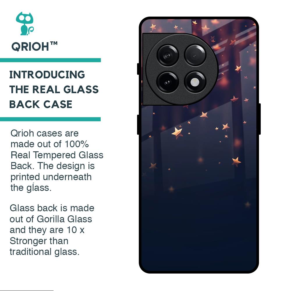 Falling Stars Glass Case For OnePlus 11R 5G