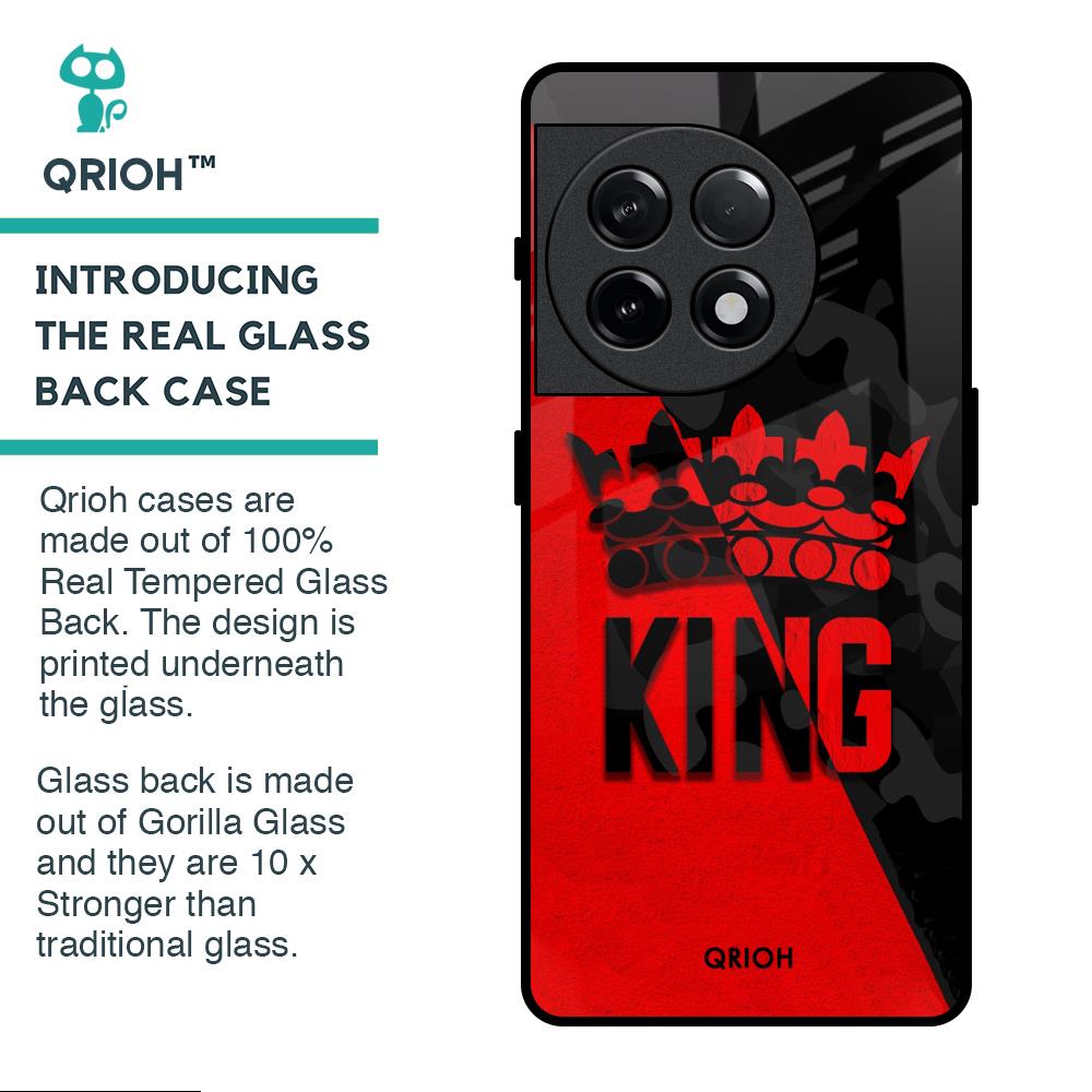 I Am A King Glass Case for OnePlus 11R 5G