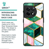 Seamless Green Marble Glass Case for OnePlus 11R 5G