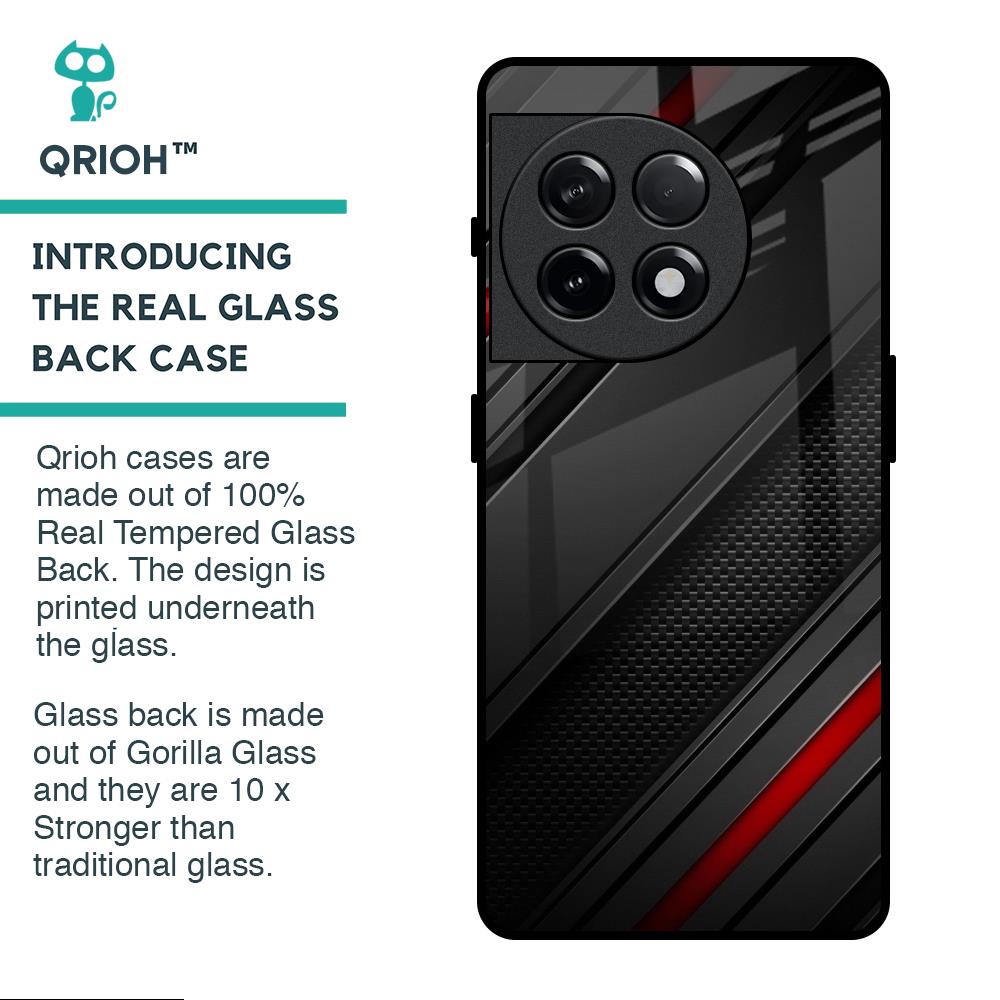 Modern Abstract Glass Case for OnePlus 11R 5G