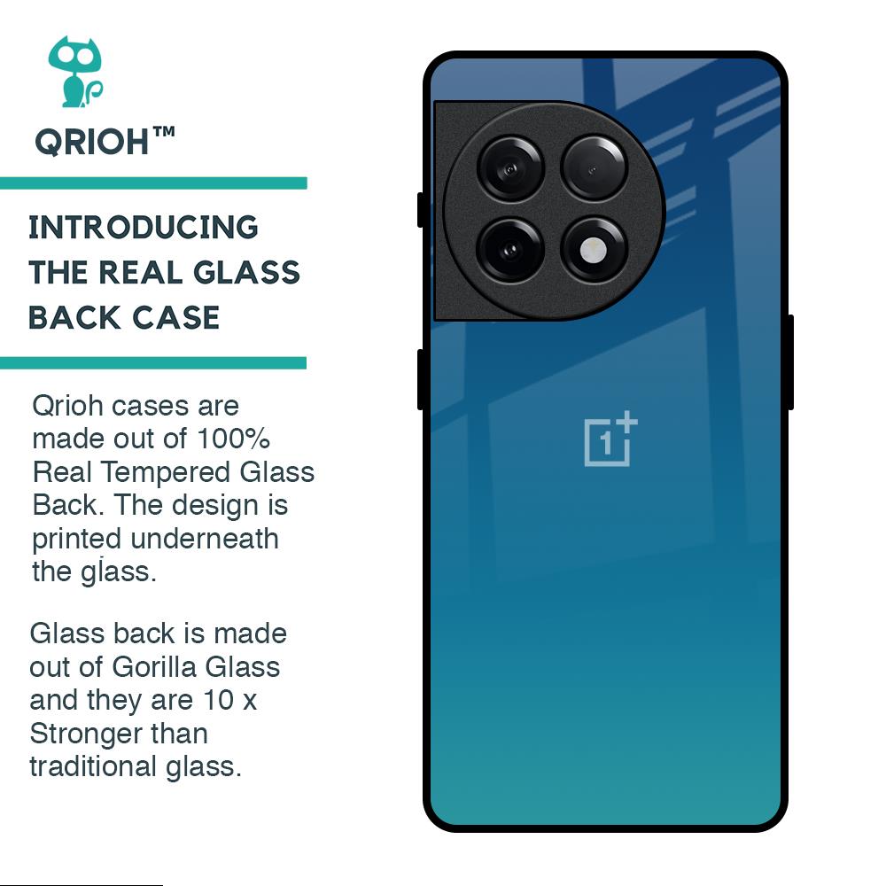Celestial Blue Glass Case For OnePlus 11R 5G