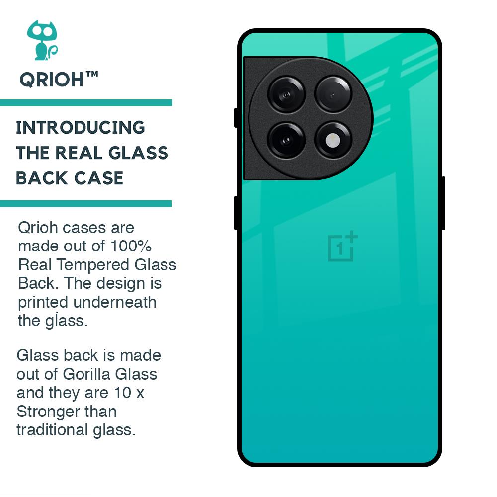 Cuba Blue Glass Case For OnePlus 11R 5G