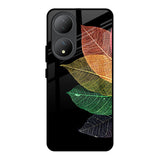Colorful Leaves Vivo Y100 5G Glass Back Cover Online