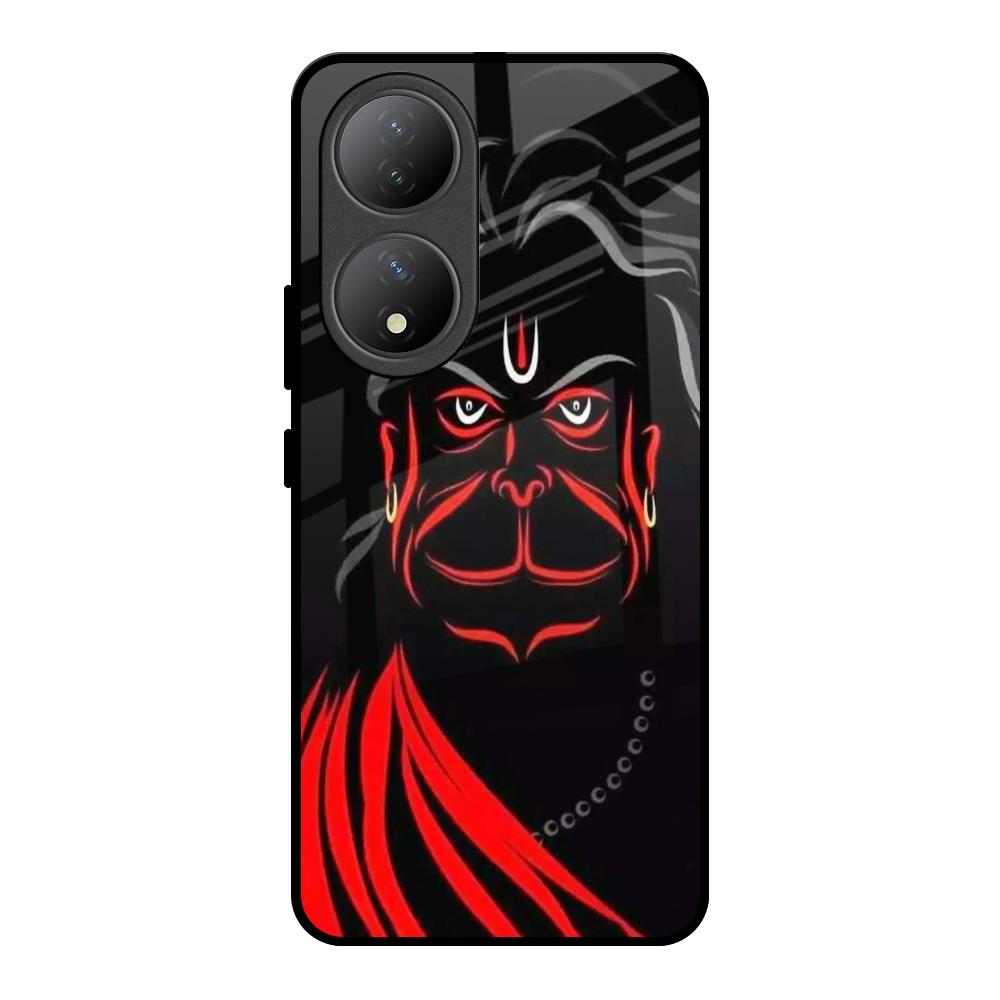 Lord Hanuman Vivo Y100 5G Glass Back Cover Online