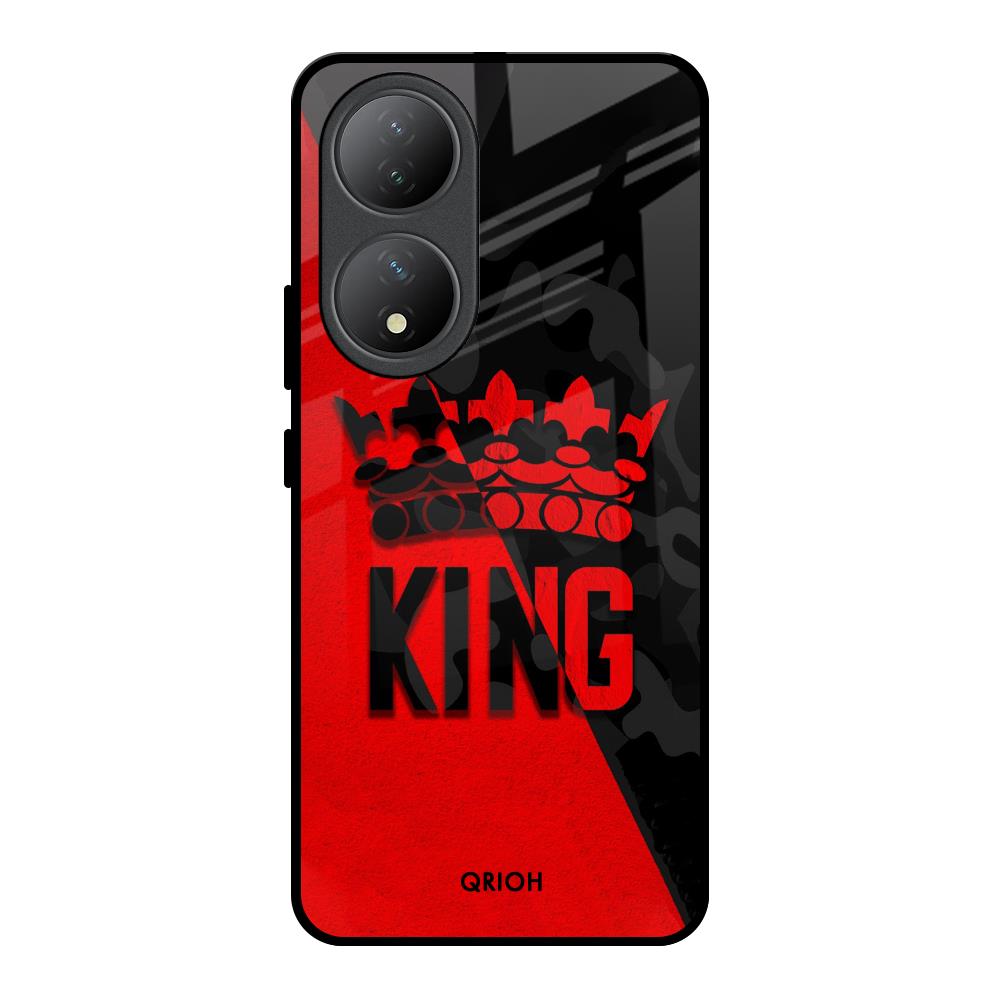 I Am A King Vivo Y100 5G Glass Back Cover Online