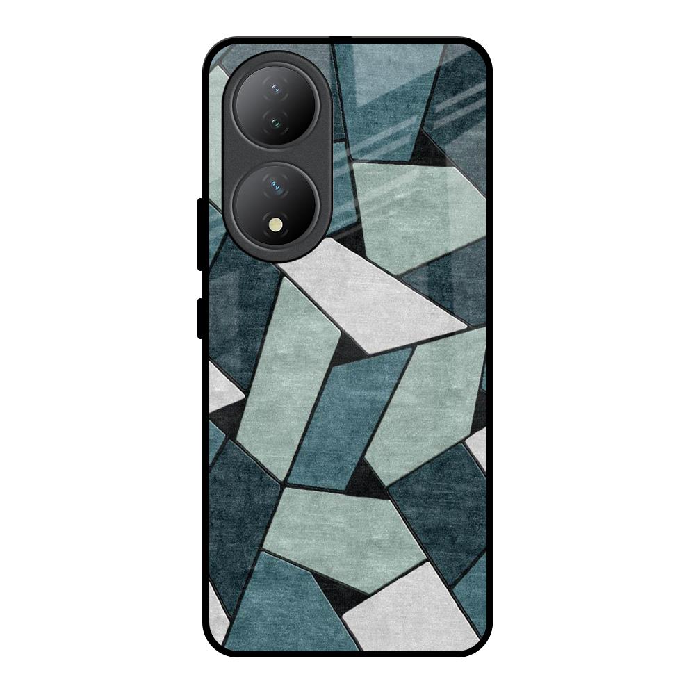 Abstact Tiles Vivo Y100 5G Glass Back Cover Online