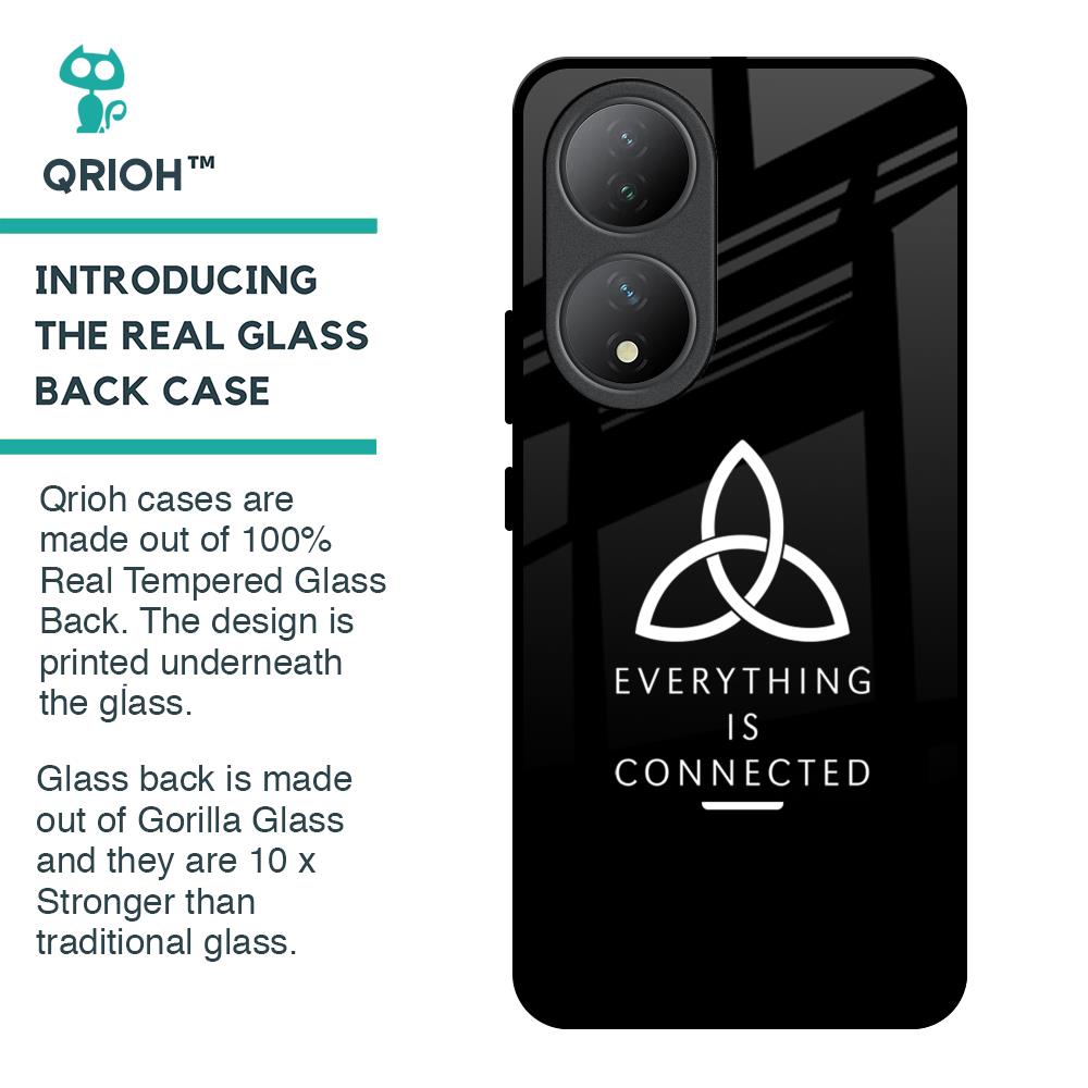 Everything Is Connected Glass Case for Vivo Y100 5G