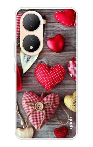 Valentine Hearts Vivo Y100 5G Back Cover