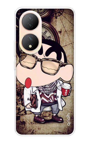 Nerdy Shinchan Vivo Y100 5G Back Cover