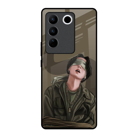 Blind Fold Vivo V27 5G Glass Back Cover Online