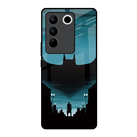 Cyan Bat Vivo V27 5G Glass Back Cover Online