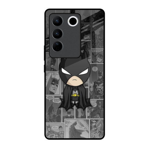 Cartoon Art Vivo V27 5G Glass Back Cover Online