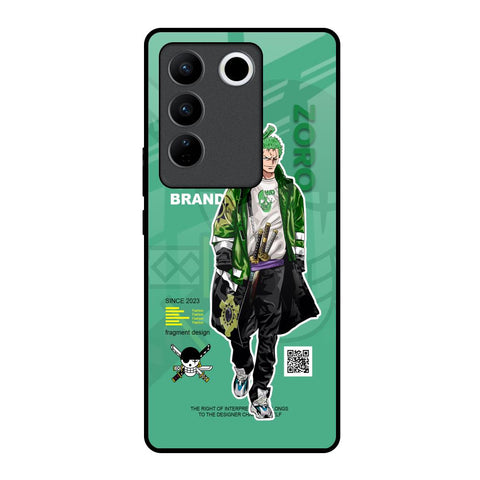 Zoro Bape Vivo V27 5G Glass Back Cover Online