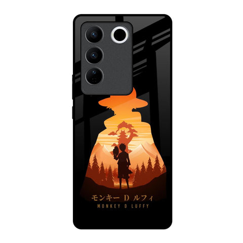 Luffy One Piece Vivo V27 5G Glass Back Cover Online