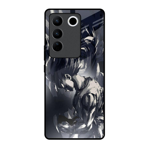 Sketch Art DB Vivo V27 5G Glass Back Cover Online