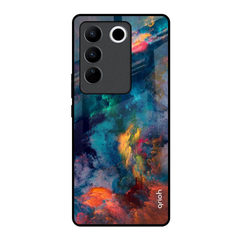 Cloudburst Vivo V27 5G Glass Back Cover Online