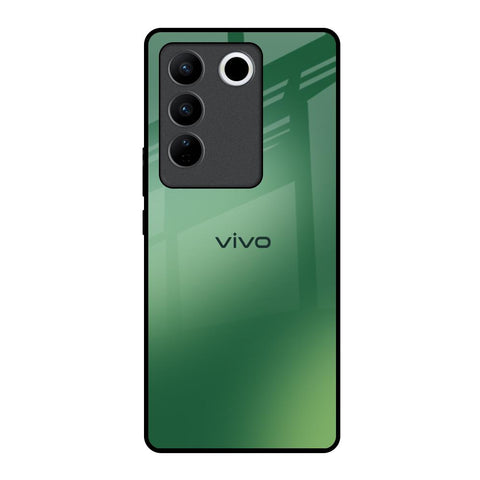 Green Grunge Texture Vivo V27 5G Glass Back Cover Online