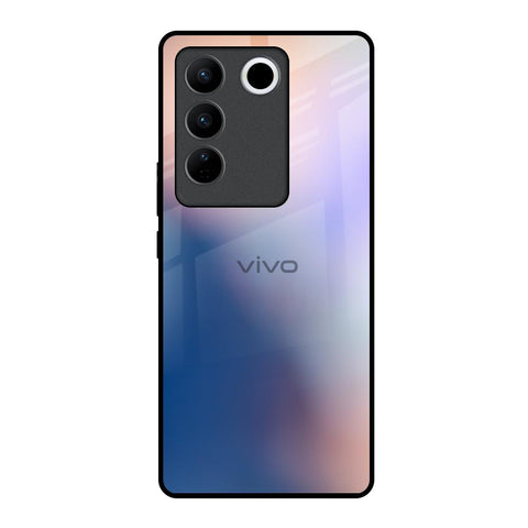 Blue Mauve Gradient Vivo V27 5G Glass Back Cover Online