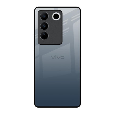 Smokey Grey Color Vivo V27 5G Glass Back Cover Online
