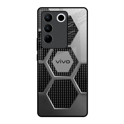 Hexagon Style Vivo V27 5G Glass Back Cover Online