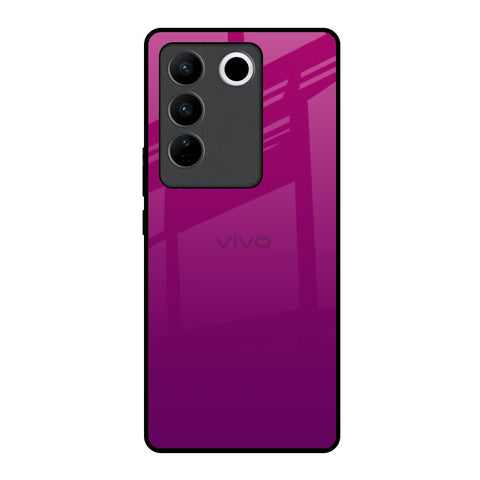 Magenta Gradient Vivo V27 5G Glass Back Cover Online