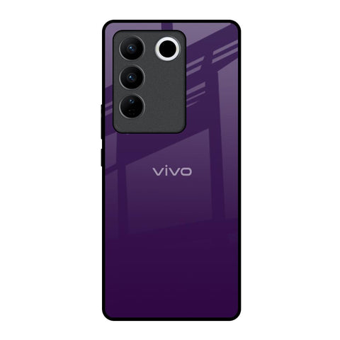 Dark Purple Vivo V27 5G Glass Back Cover Online