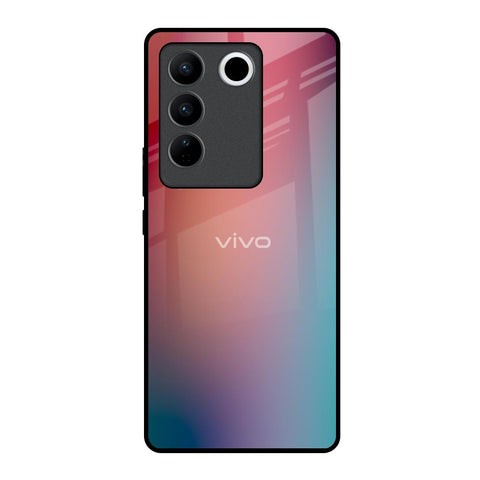 Dusty Multi Gradient Vivo V27 5G Glass Back Cover Online